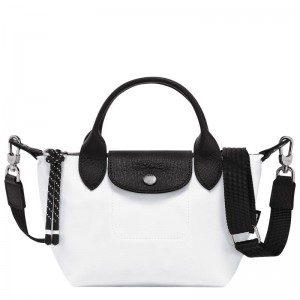 White Longchamp Le Pliage Energy XS Men's Handbags | 03824-UJLB