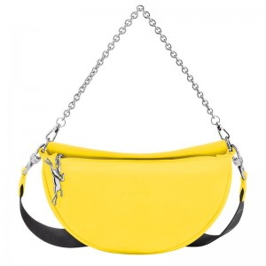 Yellow Longchamp Smile S Women's Crossbody Bags | 61284-UWSY