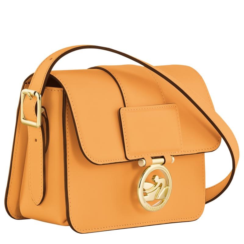 Apricot Orange Longchamp Box-Trot S Women's Crossbody Bags | 05763-SANV