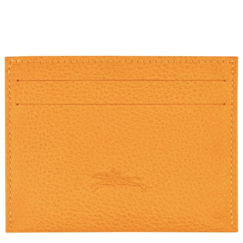 Apricot Orange Longchamp Le Foulonné Men's Cardholders | 96017-XDIT