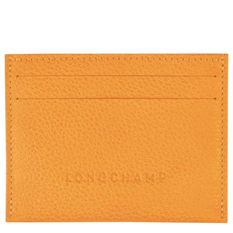 Apricot Orange Longchamp Le Foulonné Men\'s Cardholders | 96017-XDIT