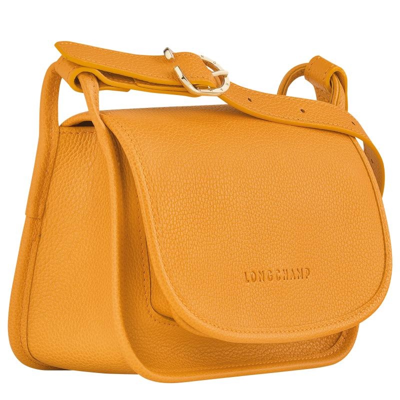 Apricot Orange Longchamp Le Foulonné S Women's Crossbody Bags | 01965-XZDL