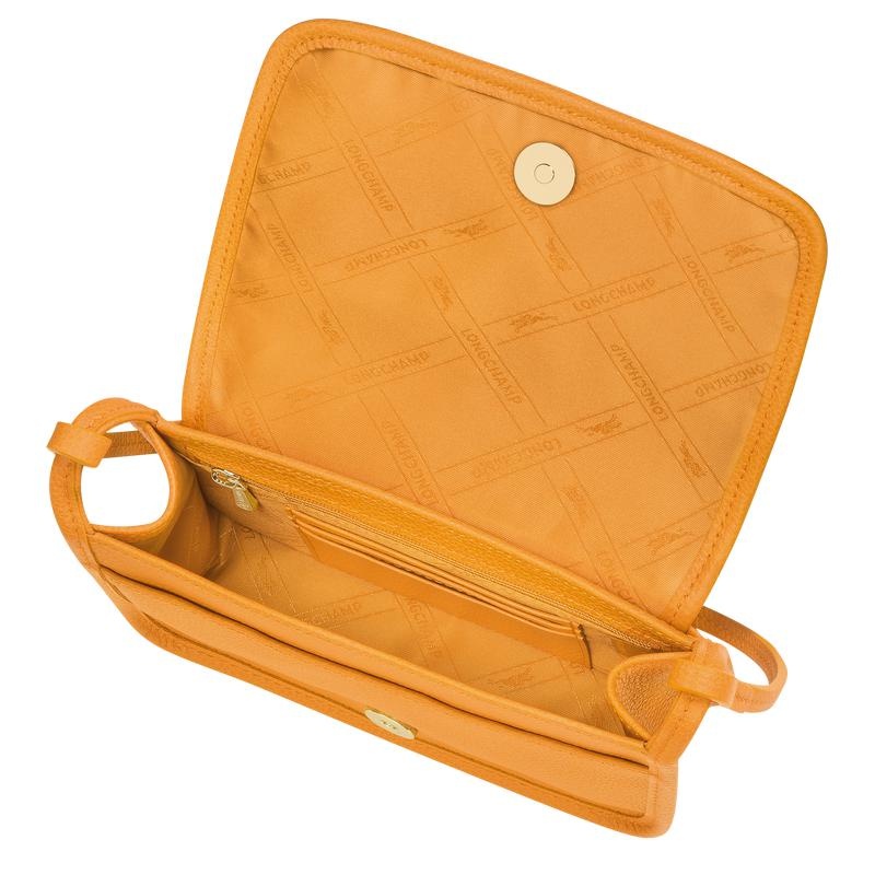 Apricot Orange Longchamp Le Foulonné XS Women's Clutch Bag | 85249-DQUY