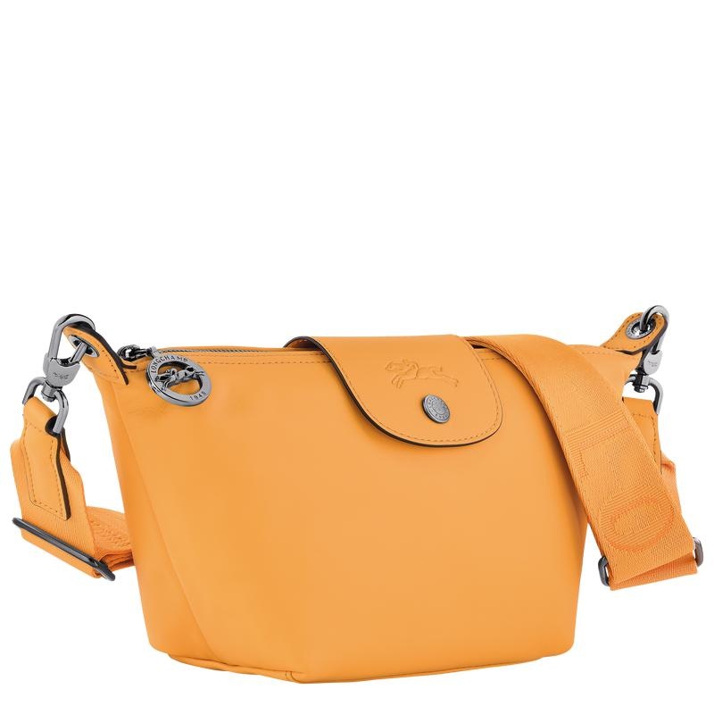 Apricot Orange Longchamp Le Pliage Xtra XS Women's Crossbody Bags | 53498-KBHA