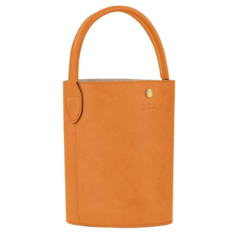 Apricot Orange Longchamp Épure S Women's Bucket Bag | 73204-FJTQ