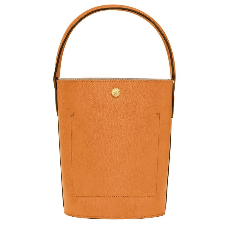 Apricot Orange Longchamp Épure S Women's Bucket Bag | 73204-FJTQ