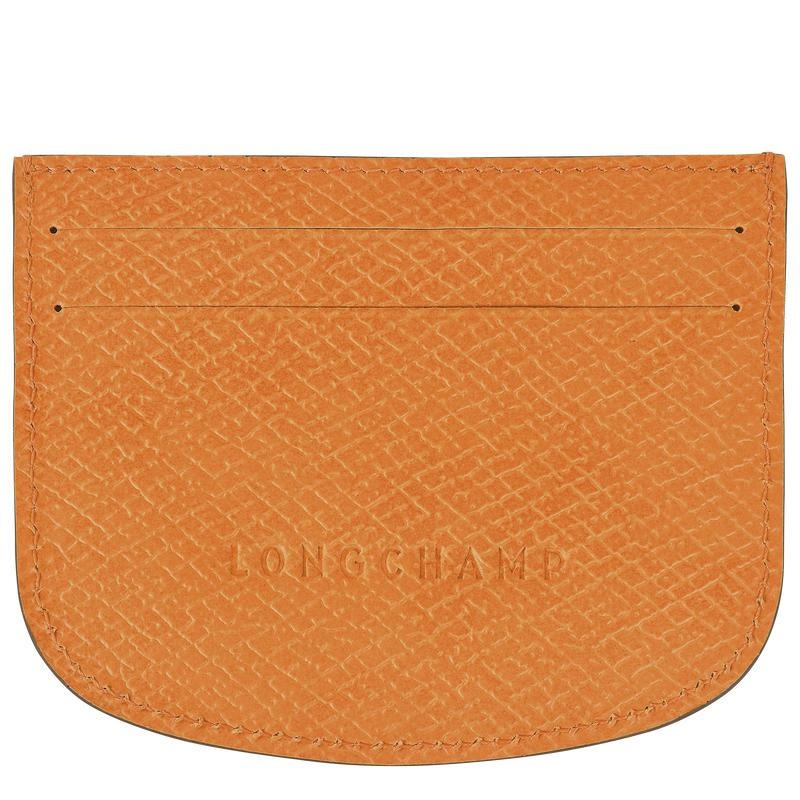 Apricot Orange Longchamp Épure Women's Cardholders | 71643-ISHM