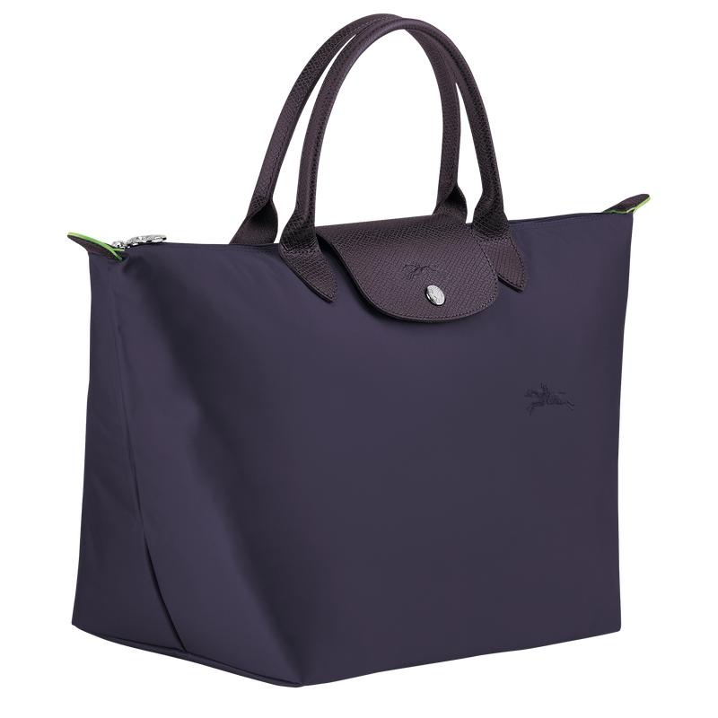 Bilberry Purple Longchamp Le Pliage Green M Women's Handbags | 67418-LIOR