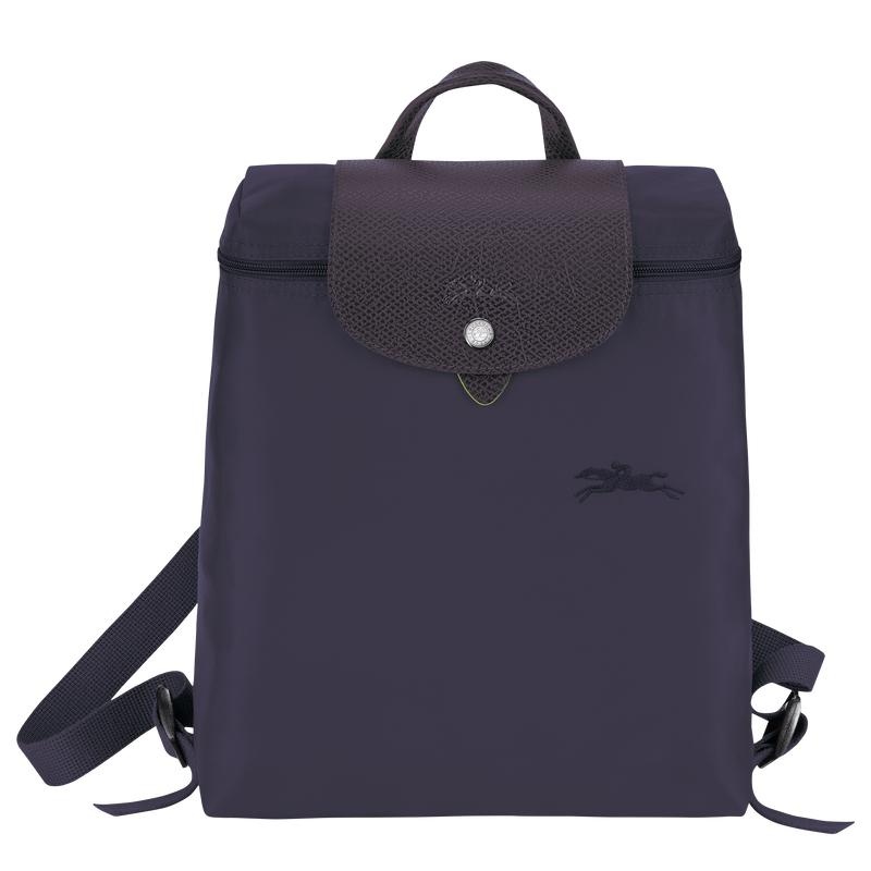 Bilberry Purple Longchamp Le Pliage Green M Women\'s Backpacks | 26941-ODEY