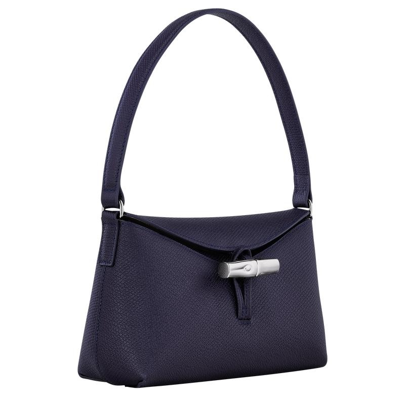 Bilberry Purple Longchamp Roseau S Women's Hobo Bags | 78293-TVKO