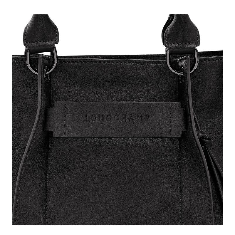 Black Longchamp 3D S Women's Handbags | 46329-NCVY