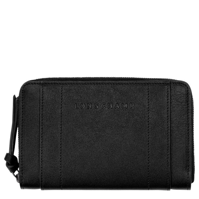 Black Longchamp 3D Women\'s Wallets | 32746-HABI