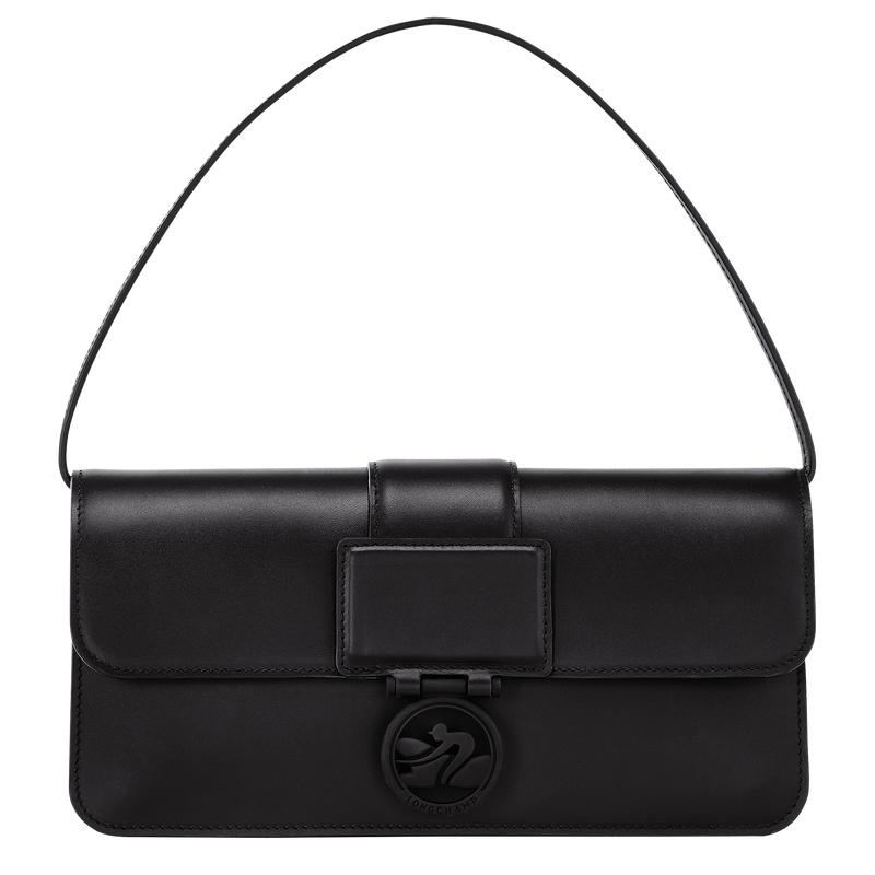 Black Longchamp Box-Trot M Shoulder bag Women\'s Shoulder Bags | 16543-FRJT