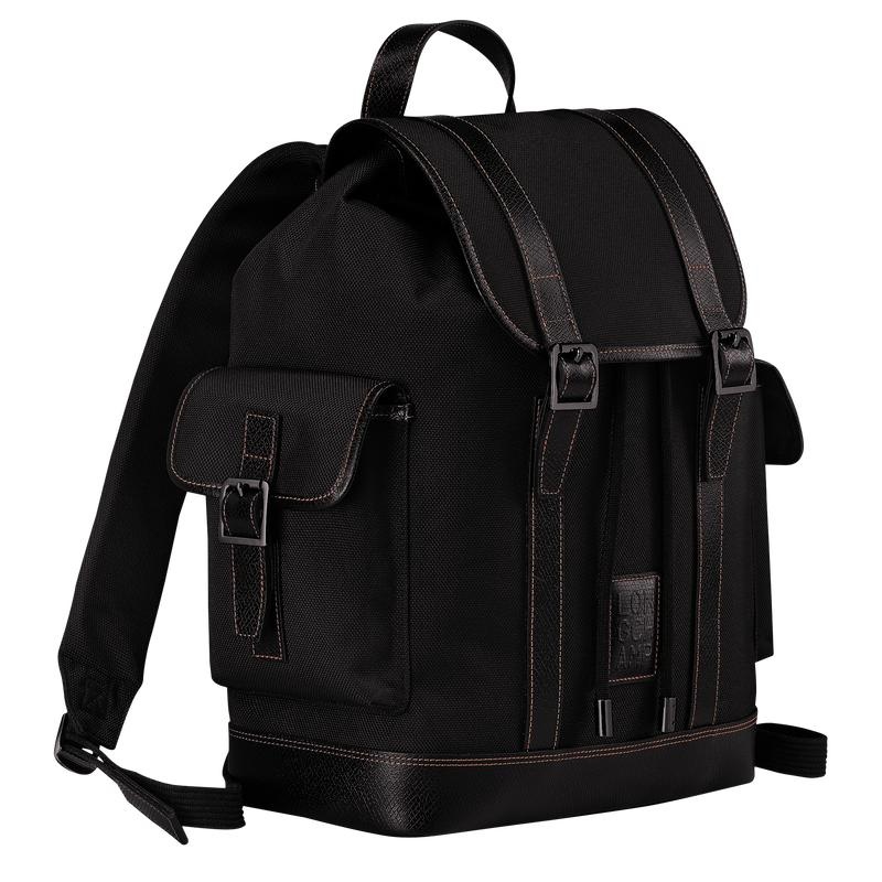 Black Longchamp Boxford Men's Backpacks | 18035-RWZK