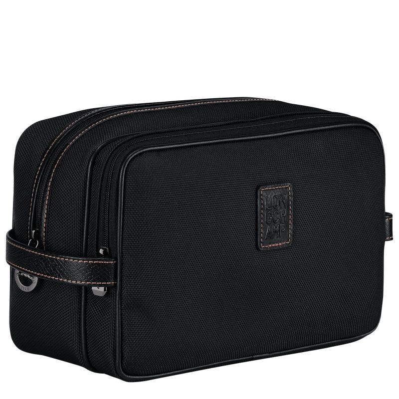 Black Longchamp Boxford Men's Toiletry Bags | 79624-URNI