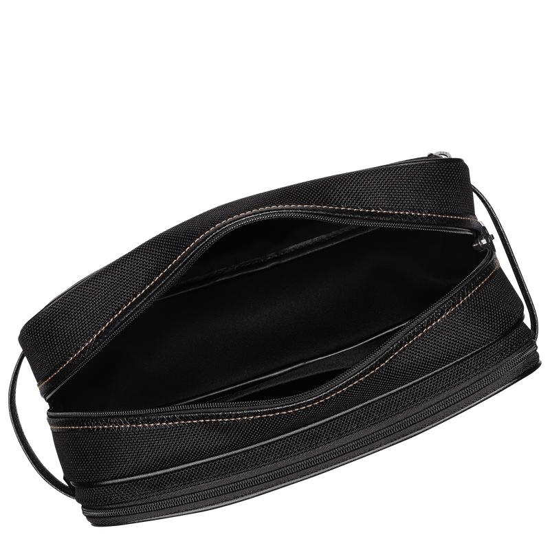 Black Longchamp Boxford Men's Toiletry Bags | 79624-URNI