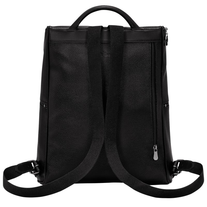 Black Longchamp Le Foulonné Men's Backpacks | 09187-CGOV