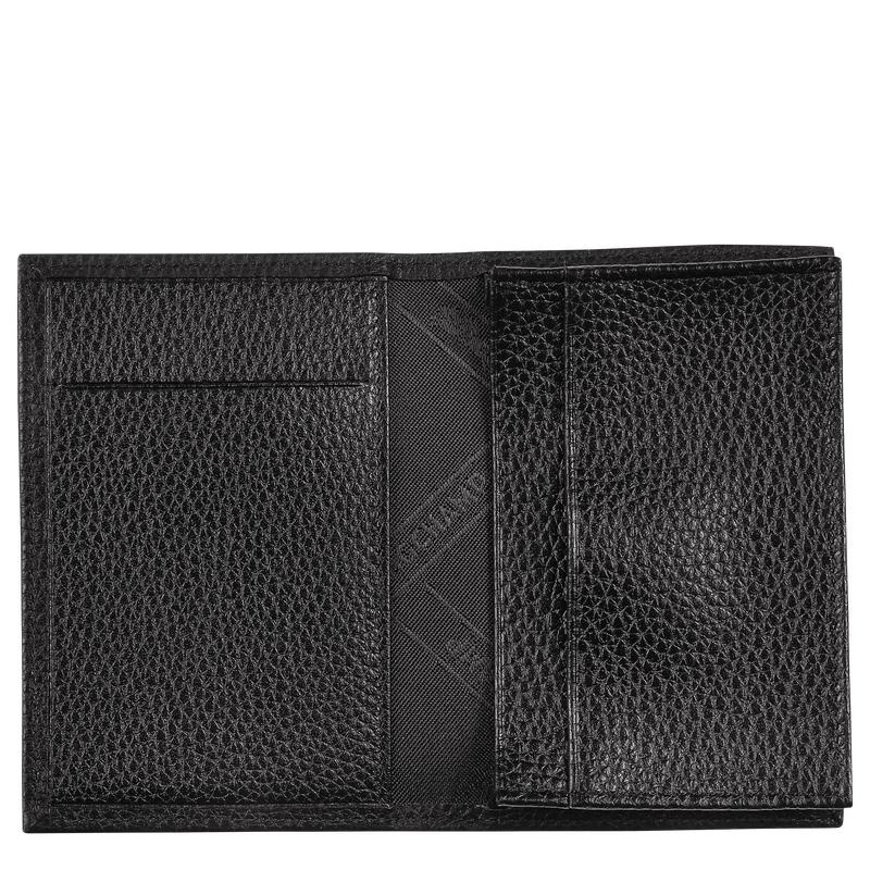 Black Longchamp Le Foulonné Men's Cardholders | 70485-JSGU