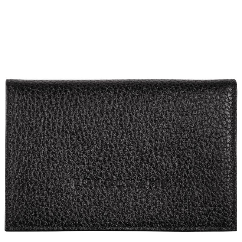 Black Longchamp Le Foulonné Men\'s Cardholders | 70485-JSGU