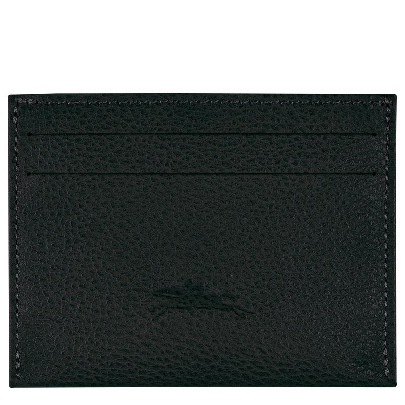 Black Longchamp Le Foulonné Men's Cardholders | 58094-JKNU