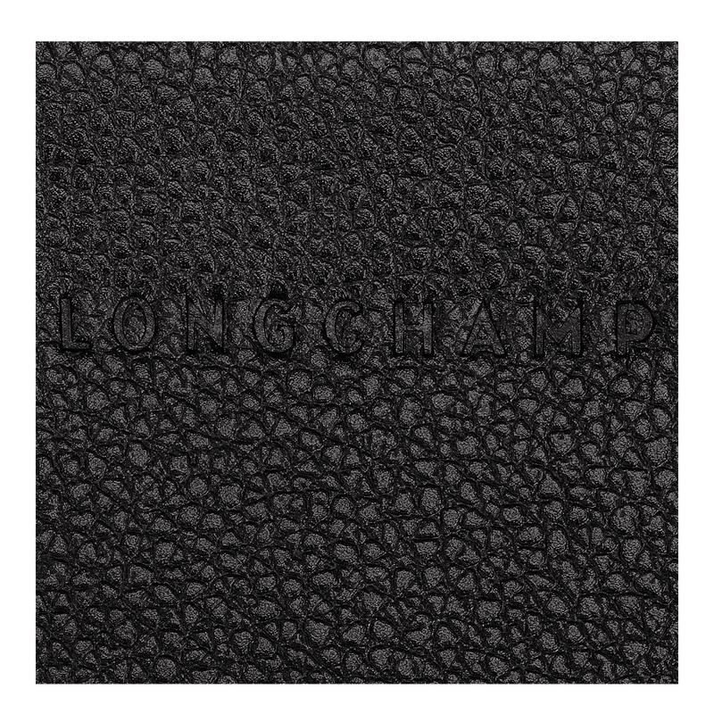 Black Longchamp Le Foulonné Men's Cardholders | 28951-PYHK