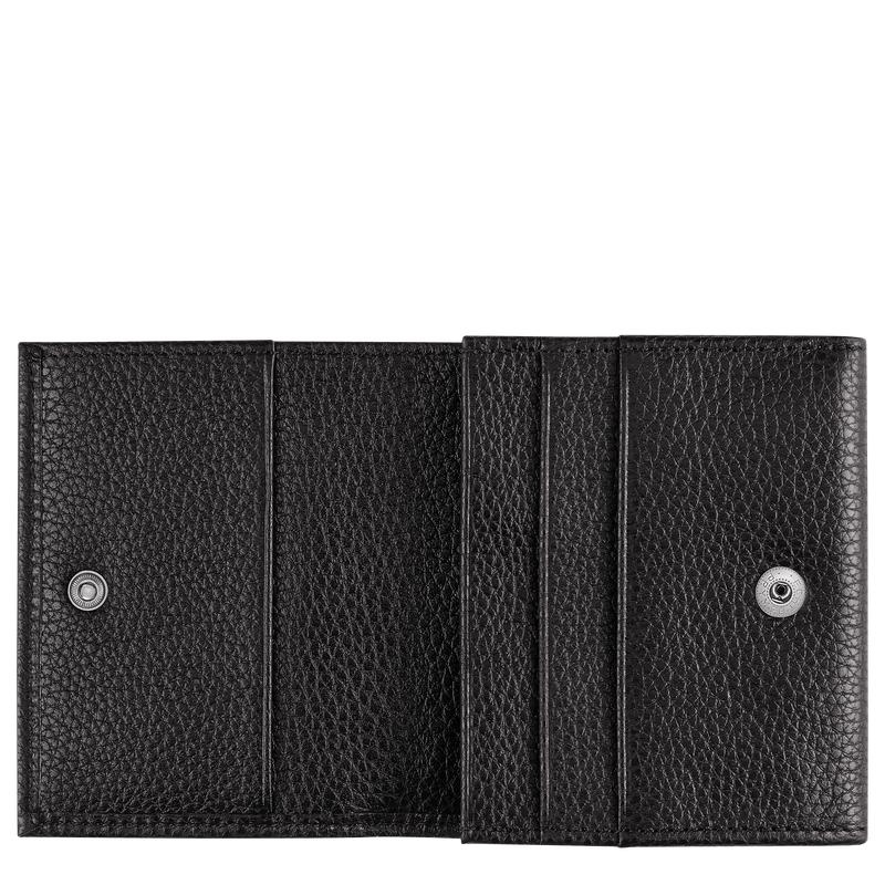 Black Longchamp Le Foulonné Men's Coin Purses | 81263-IHEB