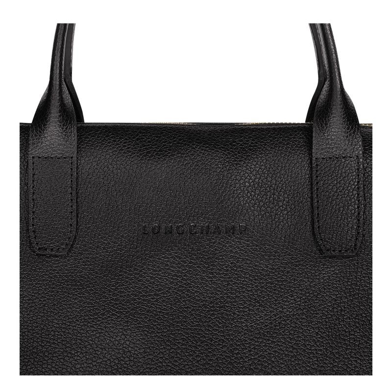 Black Longchamp Le Foulonné S Women's Briefcase | 21603-XEKJ