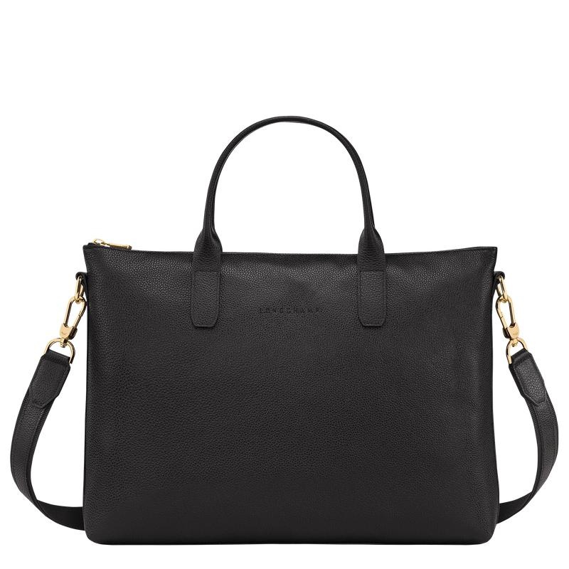 Black Longchamp Le Foulonné S Women\'s Briefcase | 21603-XEKJ