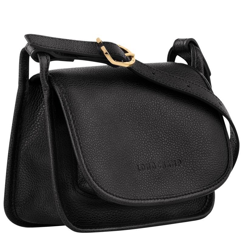 Black Longchamp Le Foulonné S Women's Crossbody Bags | 69583-NOEB