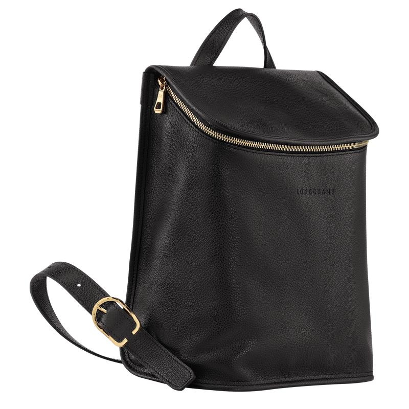 Black Longchamp Le Foulonné Women's Backpacks | 56071-JZDX