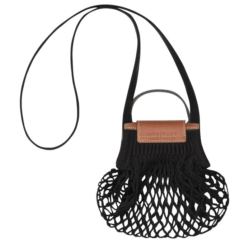 Black Longchamp Le Pliage Filet XS Women's Mesh Bag | 26083-RVOC