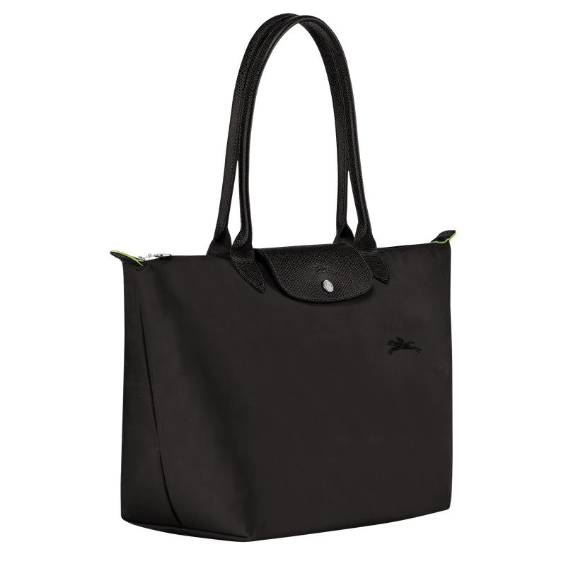 Black Longchamp Le Pliage Green L Women's Tote Bag | 74319-HNIG