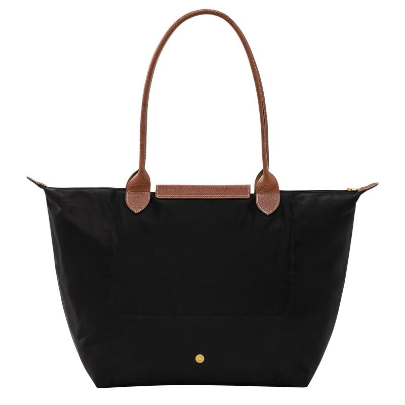 Black Longchamp Le Pliage Original L Women's Tote Bag | 53417-TMIO