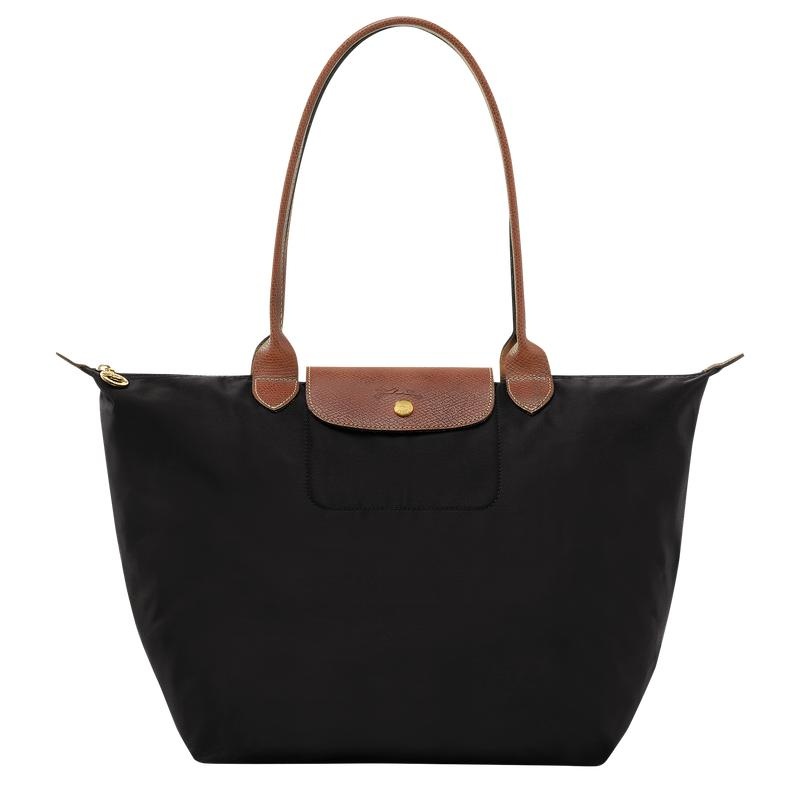 Black Longchamp Le Pliage Original L Women\'s Tote Bag | 53417-TMIO