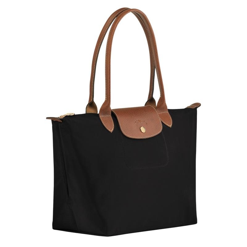 Black Longchamp Le Pliage Original M Women's Tote Bag | 56970-XKIC