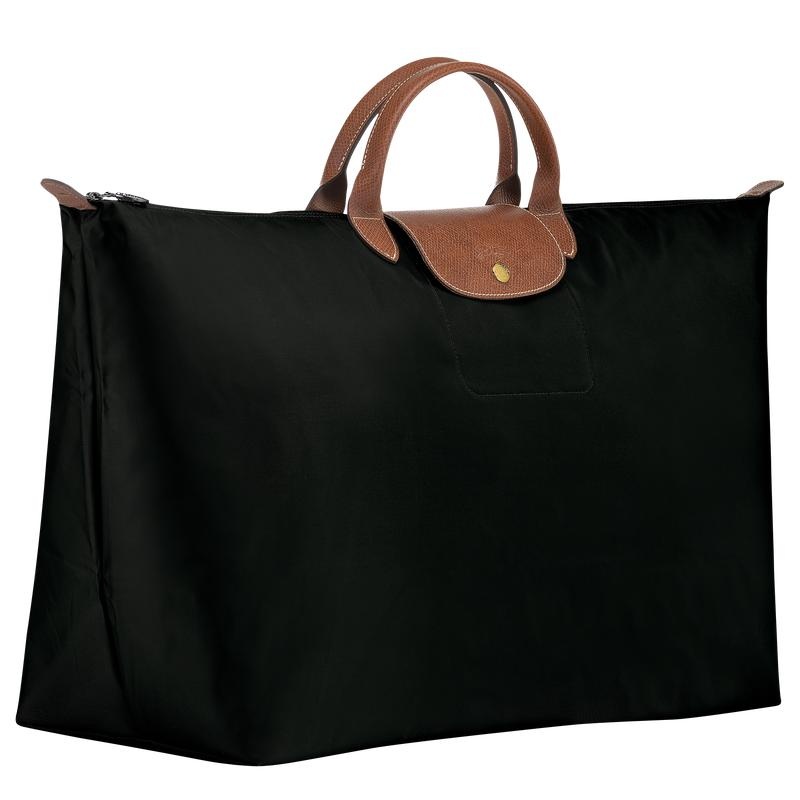 Black Longchamp Le Pliage Original M Women's Travel Bags | 49853-BOMW