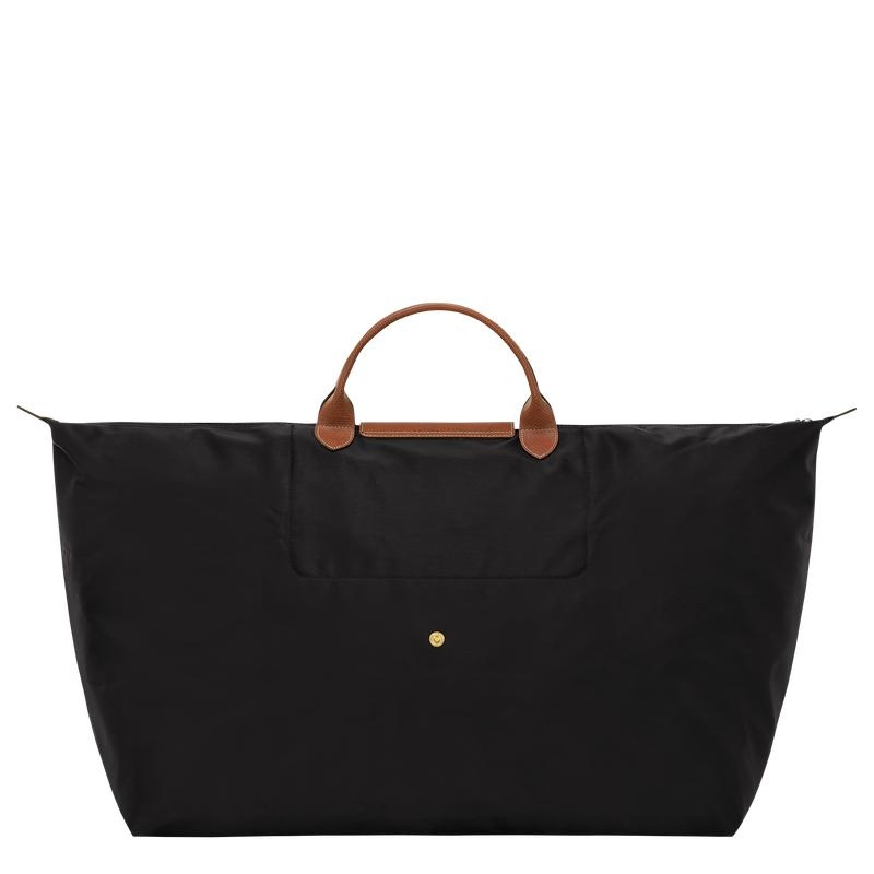 Black Longchamp Le Pliage Original M Women's Travel Bags | 49853-BOMW