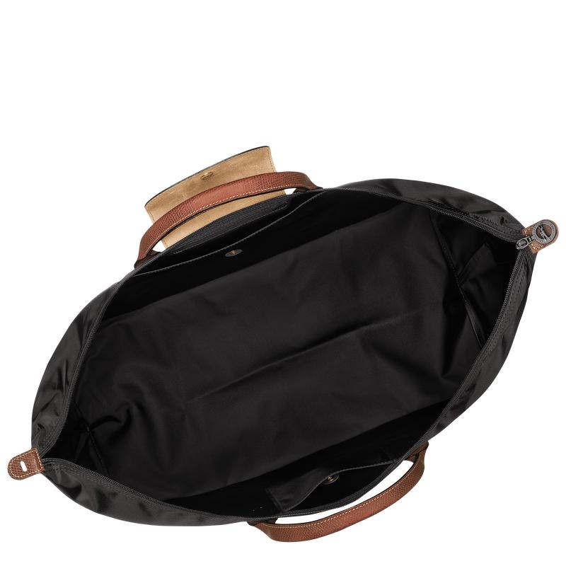 Black Longchamp Le Pliage Original M Women's Travel Bags | 49853-BOMW