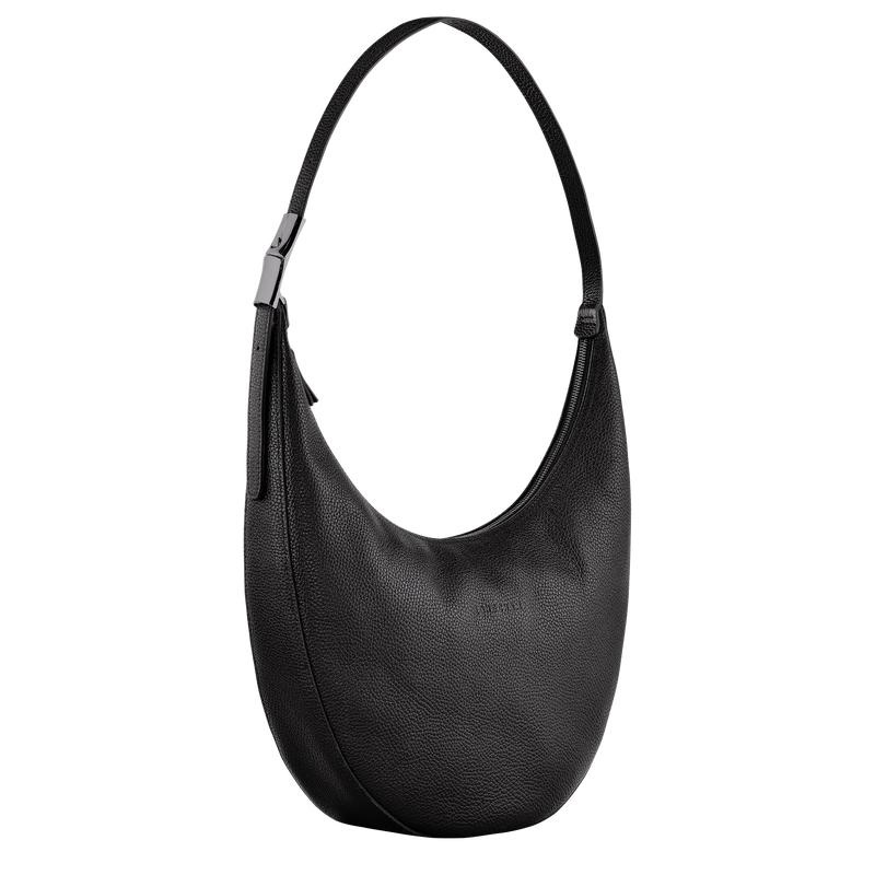 Black Longchamp Roseau Essential L Women's Crossbody Bags | 32568-CYPI