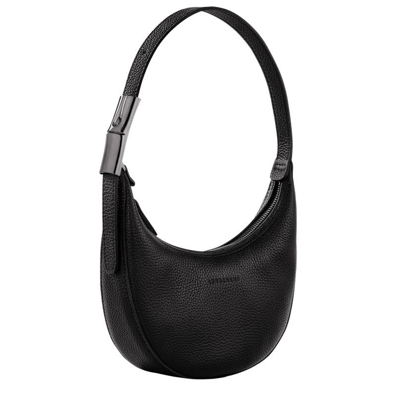 Black Longchamp Roseau Essential S Women's Hobo Bags | 20471-KCTY