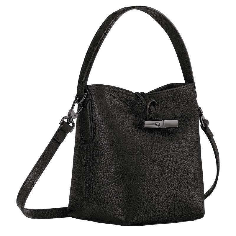 Black Longchamp Roseau Essential XS Women's Bucket Bag | 49385-LTNY