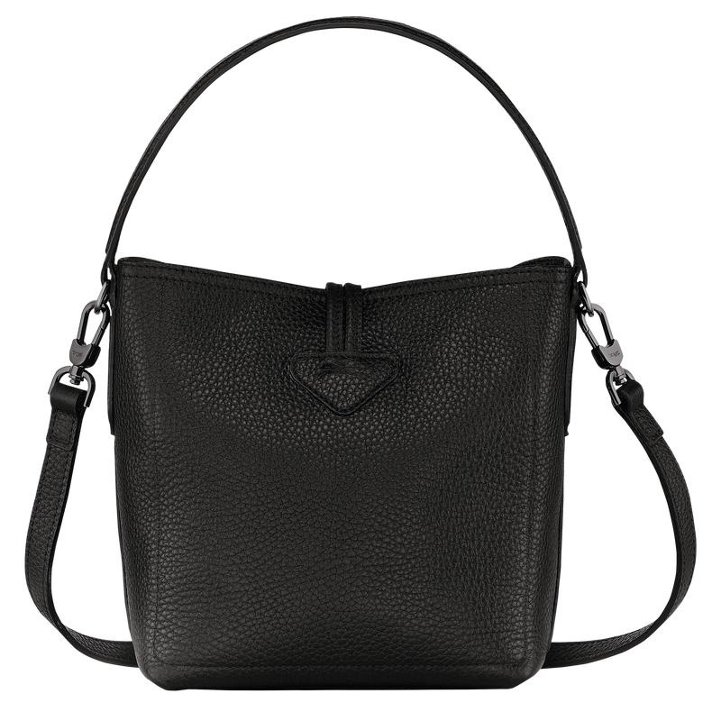 Black Longchamp Roseau Essential XS Women's Bucket Bag | 49385-LTNY