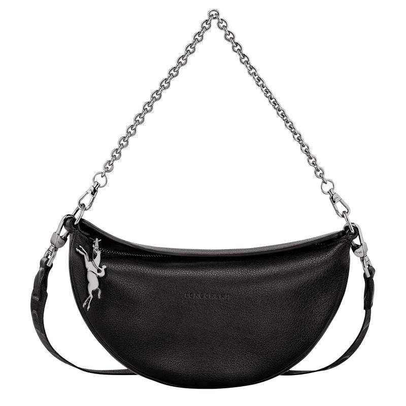 Black Longchamp Smile S Women\'s Crossbody Bags | 52176-BZRQ