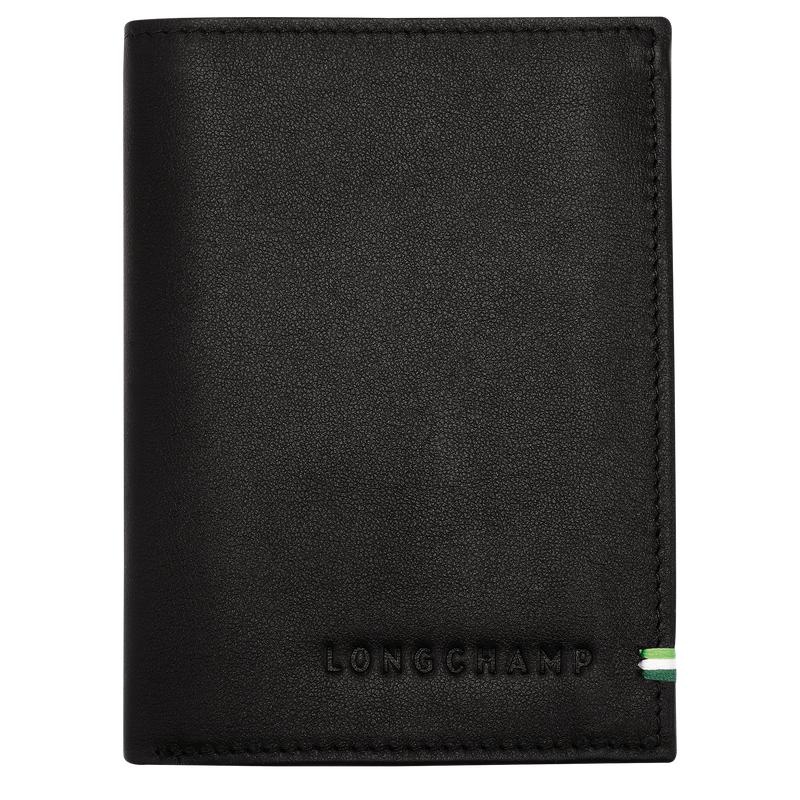 Black Longchamp sur Seine Men\'s Wallets | 89102-XZTI