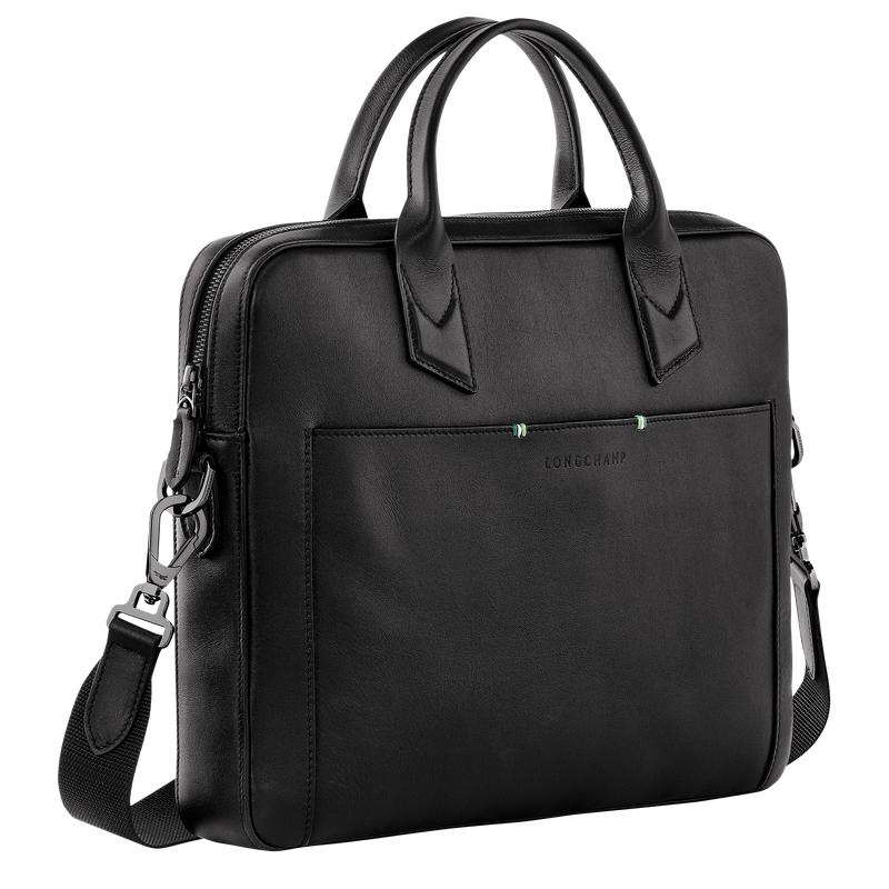 Black Longchamp sur Seine S Men's Briefcase | 34579-IKSX