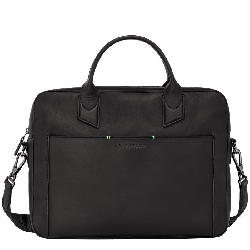 Black Longchamp sur Seine S Men\'s Briefcase | 34579-IKSX