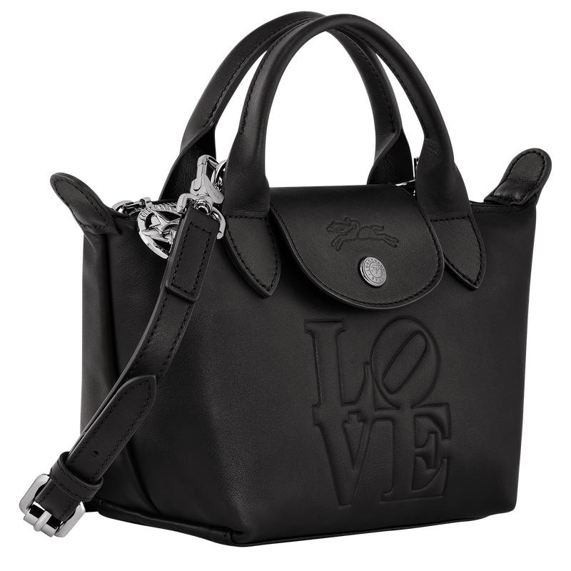 Black Longchamp x Robert Indiana XS Men's Handbags | 16953-WJSC