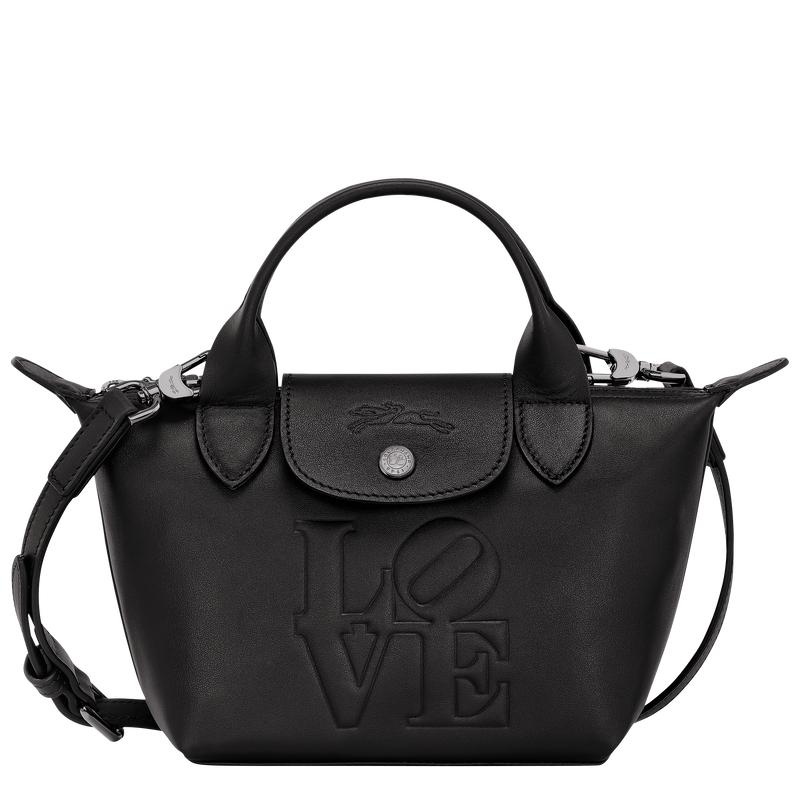 Black Longchamp x Robert Indiana XS Men\'s Handbags | 16953-WJSC