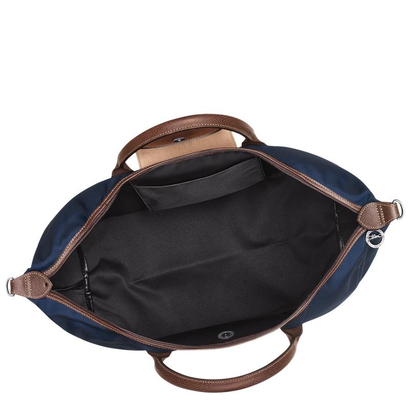 Blue Longchamp Boxford S Men's Travel Bags | 70129-DETW