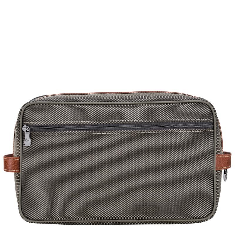 Brown Longchamp Boxford Men's Toiletry Bags | 97312-IAYR